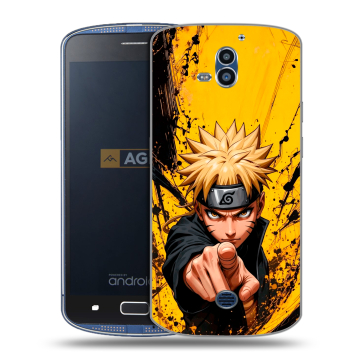 Силиконовый чехол на AGM X1 с принтом Naruto Наруто