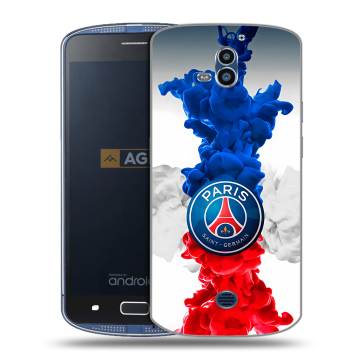 Силиконовый чехол на AGM X1 с принтом PSG ПСЖ