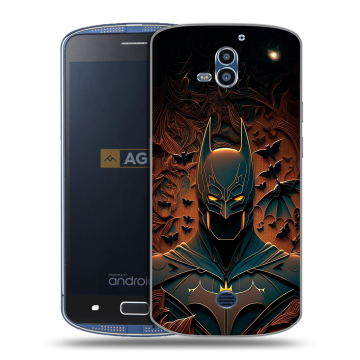 Силиконовый чехол на AGM X1 с принтом Batman Бэтмен