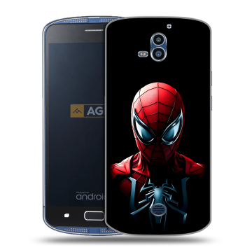 Силиконовый чехол на AGM X1 с принтом Spiderman Человек паук