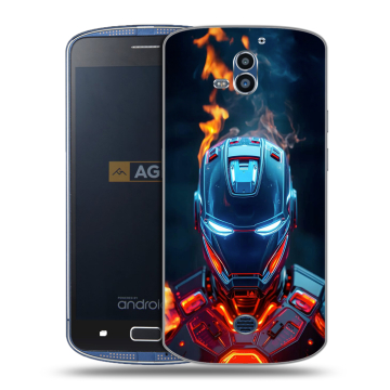 Силиконовый чехол на AGM X1 с принтом IronMan Железный человек Силиконовый чехол на AGM X1 с принтом IronMan Железный человек
