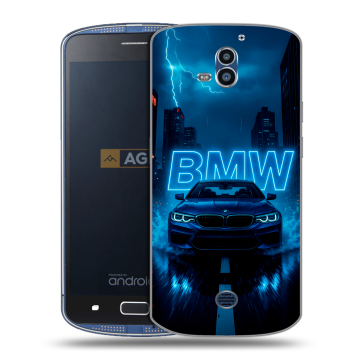 Силиконовый чехол на AGM X1 с принтом BMW БМВ