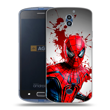 Силиконовый чехол на AGM X1 с принтом Spiderman Человек паук Силиконовый чехол на AGM X1 с принтом Spiderman Человек паук