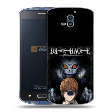 Силиконовый чехол на AGM X1 с принтом Death note Тетрадь смерти