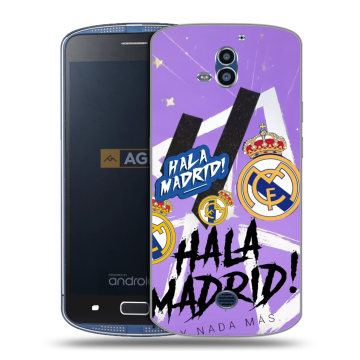 Силиконовый чехол на AGM X1 с принтом Real Madrid Реал Мадрид