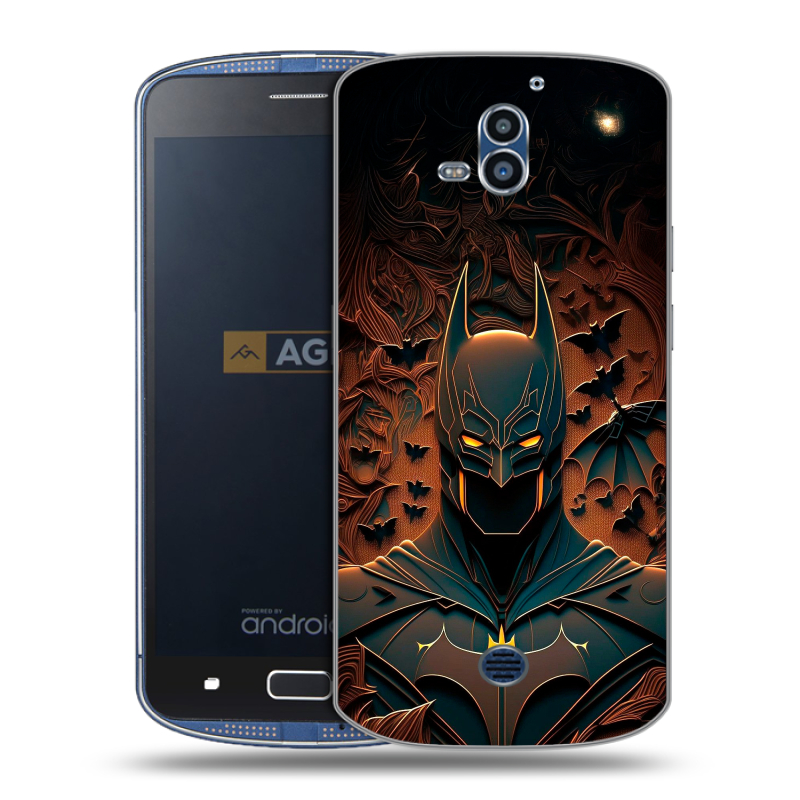 Силиконовый чехол на AGM X1 с принтом Batman Бэтмен Силиконовый чехол на AGM X1 с принтом Batman Бэтмен
