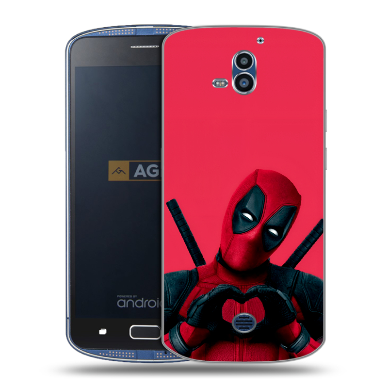 Силиконовый чехол на AGM X1 с принтом Дедпул Deadpool Силиконовый чехол на AGM X1 с принтом Дедпул Deadpool