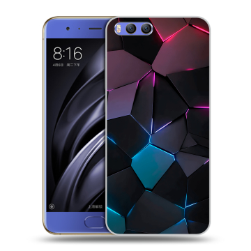 Силиконовый чехол на Xiaomi Mi6 с принтом Геометрия неона Силиконовый чехол на Xiaomi Mi6 с принтом Геометрия неона