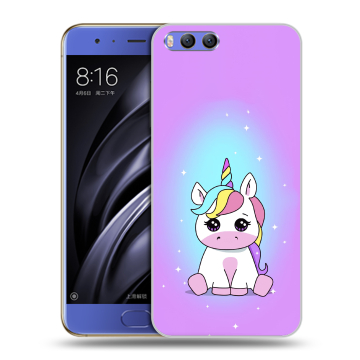 Силиконовый чехол на Xiaomi Mi6 с принтом Единорог Силиконовый чехол на Xiaomi Mi6 с принтом Единорог