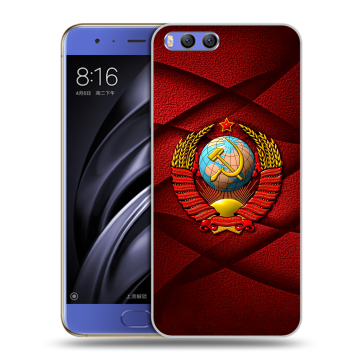 Силиконовый чехол на Xiaomi Mi6 с принтом Герб СССР Силиконовый чехол на Xiaomi Mi6 с принтом Герб СССР