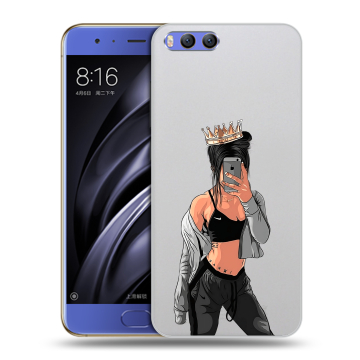 Силиконовый чехол на Xiaomi Mi6 с принтом Женские принты Силиконовый чехол на Xiaomi Mi6 с принтом Женские принты