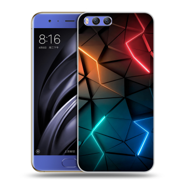 Силиконовый чехол на Xiaomi Mi6 с принтом Абстракция неон Силиконовый чехол на Xiaomi Mi6 с принтом Абстракция неон