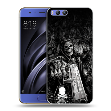 Силиконовый чехол на Xiaomi Mi6 с принтом Скелет Силиконовый чехол на Xiaomi Mi6 с принтом Скелет