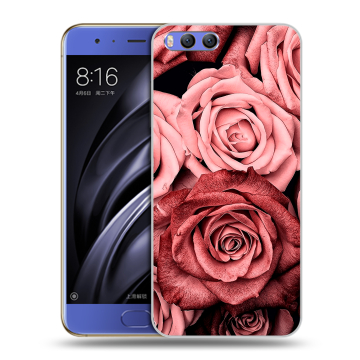 Силиконовый чехол на Xiaomi Mi6 с принтом Цветы розы Силиконовый чехол на Xiaomi Mi6 с принтом Цветы розы
