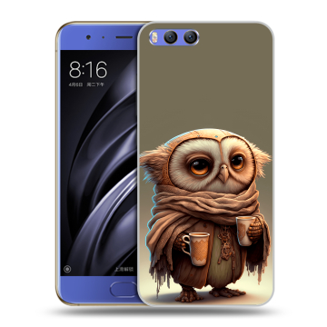 Силиконовый чехол на Xiaomi Mi6 с принтом Сова Силиконовый чехол на Xiaomi Mi6 с принтом Сова