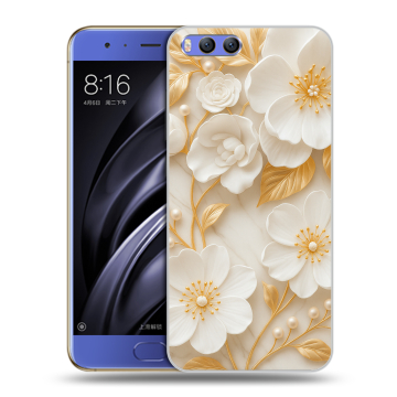 Силиконовый чехол на Xiaomi Mi6 с принтом Цветы Силиконовый чехол на Xiaomi Mi6 с принтом Цветы
