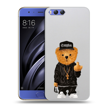 Силиконовый чехол на Xiaomi Mi6 с принтом Мишка