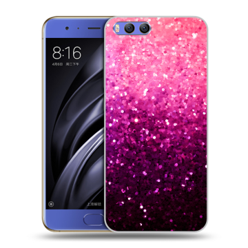 Силиконовый чехол на Xiaomi Mi6 с принтом Блестки