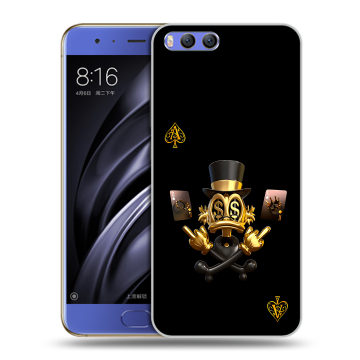 Силиконовый чехол на Xiaomi Mi6 с принтом Золотой скрудж макдак Силиконовый чехол на Xiaomi Mi6 с принтом Золотой скрудж макдак