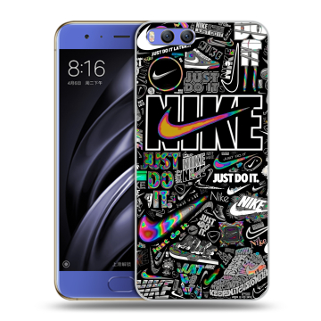 Силиконовый чехол на Xiaomi Mi6 с принтом Найк