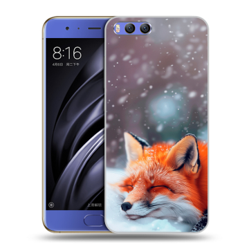 Силиконовый чехол на Xiaomi Mi6 с принтом лиса