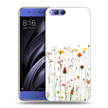 Силиконовый чехол на Xiaomi Mi6 с принтом цветы