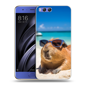 Силиконовый чехол на Xiaomi Mi6 с принтом Капибара Силиконовый чехол на Xiaomi Mi6 с принтом Капибара