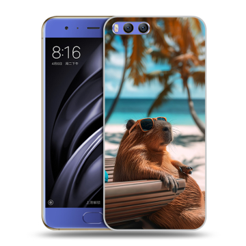 Силиконовый чехол на Xiaomi Mi6 с принтом Капибара Силиконовый чехол на Xiaomi Mi6 с принтом Капибара