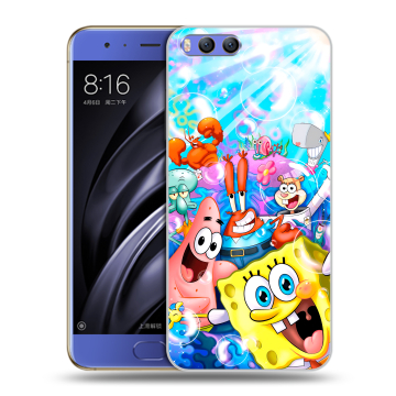 Силиконовый чехол на Xiaomi Mi6 с принтом спанчбоб спанч боб Силиконовый чехол на Xiaomi Mi6 с принтом спанчбоб спанч боб