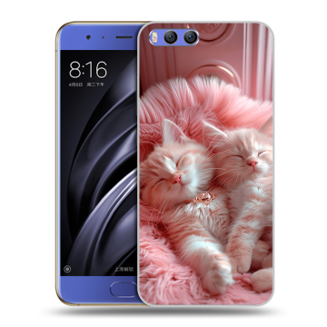 Силиконовый чехол на Xiaomi Mi6 с принтом котята котики