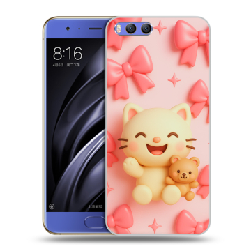 Силиконовый чехол на Xiaomi Mi6 с принтом для девочек