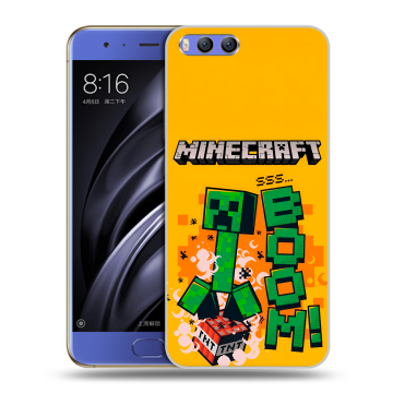 Силиконовый чехол на Xiaomi Mi6 с принтом Майнкрафт Minecraft