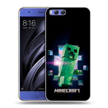 Силиконовый чехол на Xiaomi Mi6 с принтом Майнкрафт Minecraft