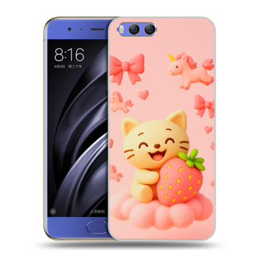 Силиконовый чехол на Xiaomi Mi6 с принтом для девочек