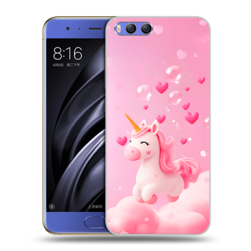 Силиконовый чехол на Xiaomi Mi6 с принтом Единорог Силиконовый чехол на Xiaomi Mi6 с принтом Единорог