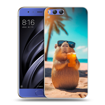 Силиконовый чехол на Xiaomi Mi6 с принтом Капибара Силиконовый чехол на Xiaomi Mi6 с принтом Капибара