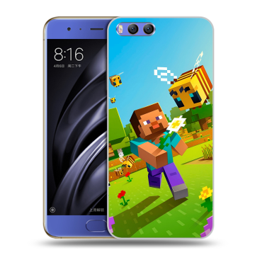 Силиконовый чехол на Xiaomi Mi6 с принтом Майнкрафт Minecraft Силиконовый чехол на Xiaomi Mi6 с принтом Майнкрафт Minecraft