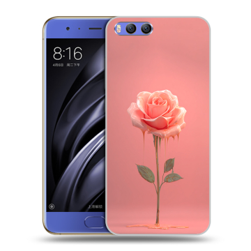 Силиконовый чехол на Xiaomi Mi6 с принтом Розовая роза