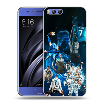 Силиконовый чехол на Xiaomi Mi6 с принтом Реал Роналдо