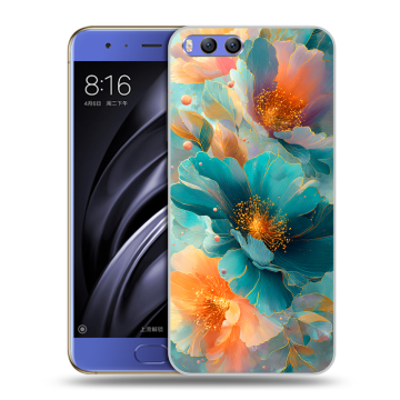 Силиконовый чехол на Xiaomi Mi6 с принтом Цветы