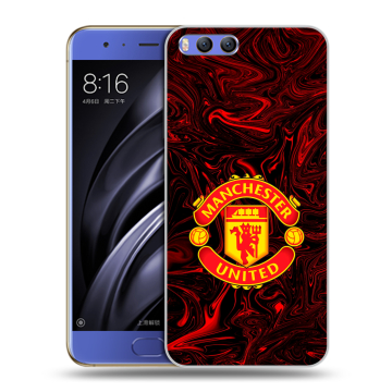 Силиконовый чехол на Xiaomi Mi6 с принтом Manchester United