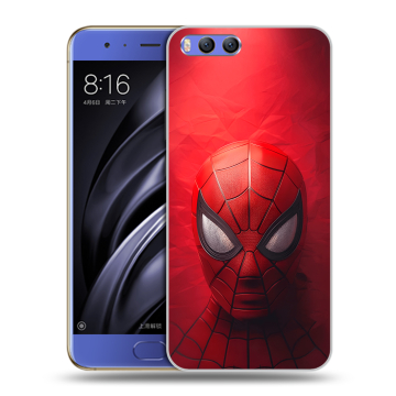 Силиконовый чехол на Xiaomi Mi6 с принтом Spiderman Человек паук Силиконовый чехол на Xiaomi Mi6 с принтом Spiderman Человек паук