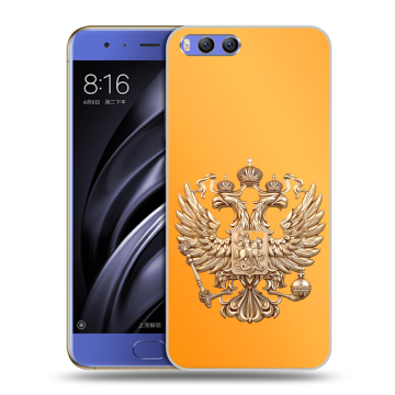 Силиконовый чехол на Xiaomi Mi6 с принтом Герб Флаг России