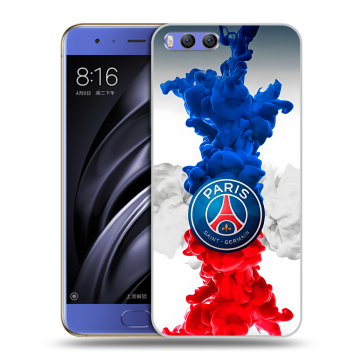 Силиконовый чехол на Xiaomi Mi6 с принтом PSG ПСЖ