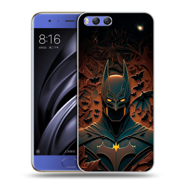 Силиконовый чехол на Xiaomi Mi6 с принтом Batman Бэтмен