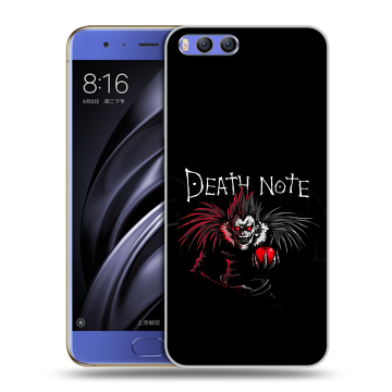 Силиконовый чехол на Xiaomi Mi6 с принтом Death note Тетрадь смерти Силиконовый чехол на Xiaomi Mi6 с принтом Death note Тетрадь смерти