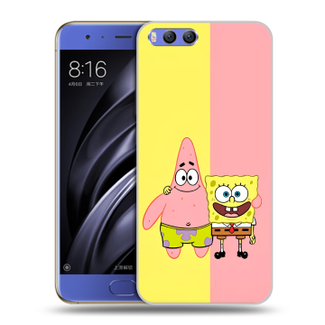 Силиконовый чехол на Xiaomi Mi6 с принтом Спанч боб Спанчбоб Силиконовый чехол на Xiaomi Mi6 с принтом Спанч боб Спанчбоб