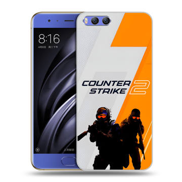 Силиконовый чехол на Xiaomi Mi6 с принтом Counter Strike