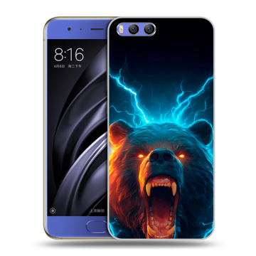 Силиконовый чехол на Xiaomi Mi6 с принтом Медведь
