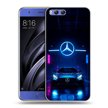 Силиконовый чехол на Xiaomi Mi6 с принтом Mercedes Мерседес Силиконовый чехол на Xiaomi Mi6 с принтом Mercedes Мерседес